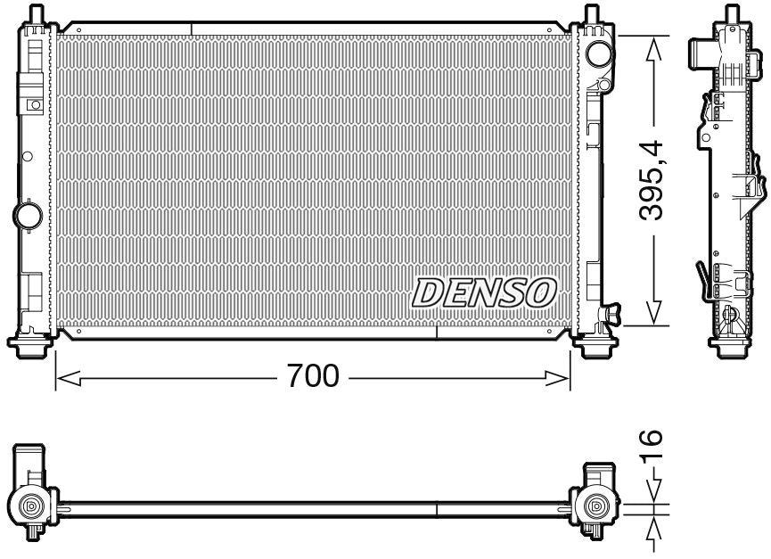Denso Radiator DRM06039
