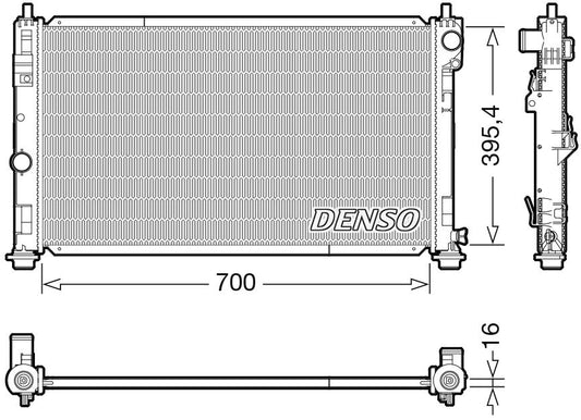 Denso Radiator DRM06039