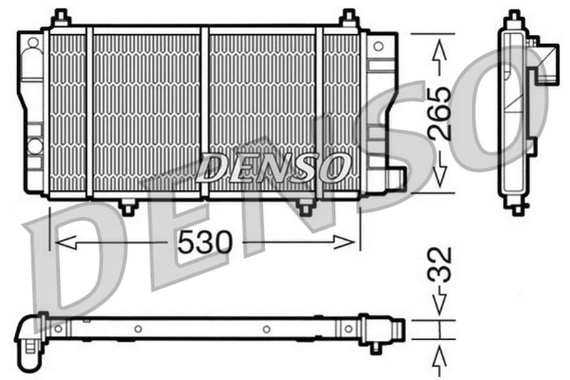 Denso Radiator DRM07002