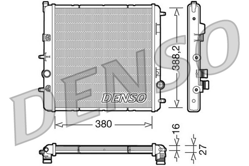 Denso Radiator DRM07003