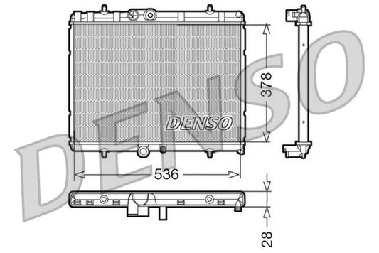 Denso Radiator DRM07015