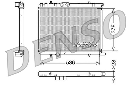 Denso Radiator DRM07021