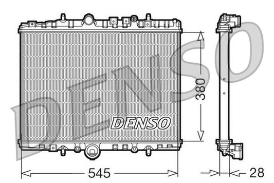 Denso Radiator DRM07056