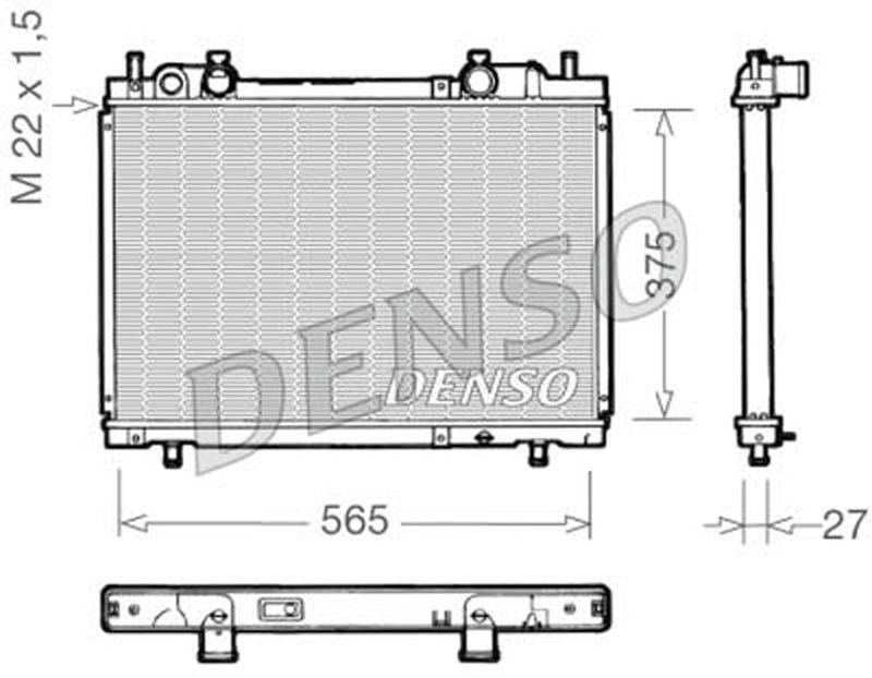 Denso Radiator DRM09025