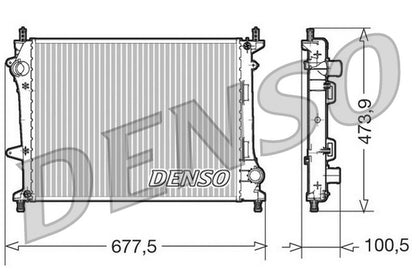 Denso Radiator DRM09037