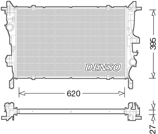 Denso Radiator DRM09045