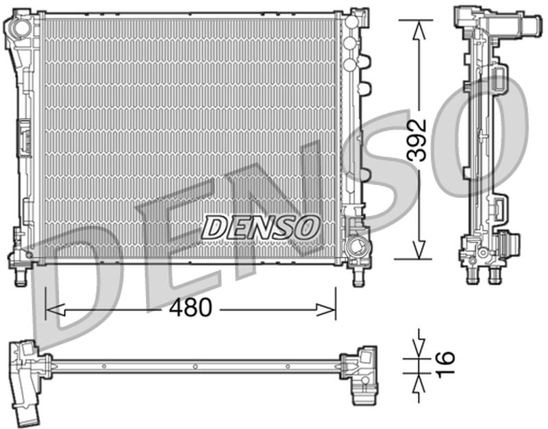 Denso Radiator DRM09087