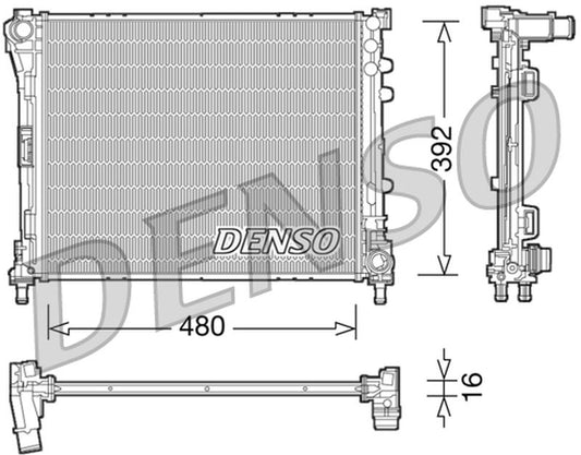 Denso Radiator DRM09087