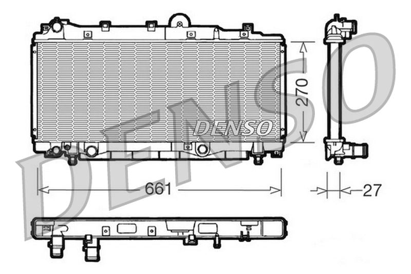 Denso Radiator DRM09093