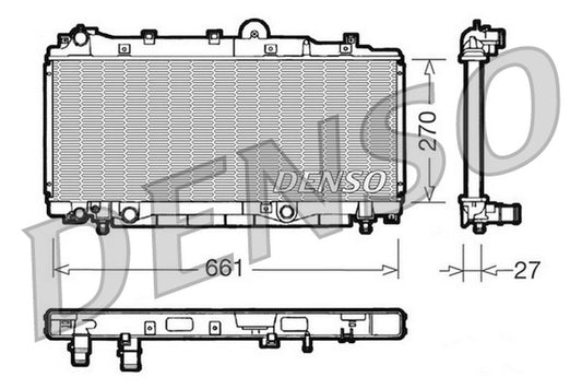 Denso Radiator DRM09093