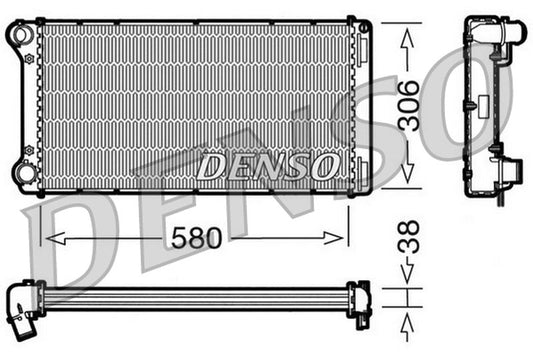 Denso Radiator DRM09098