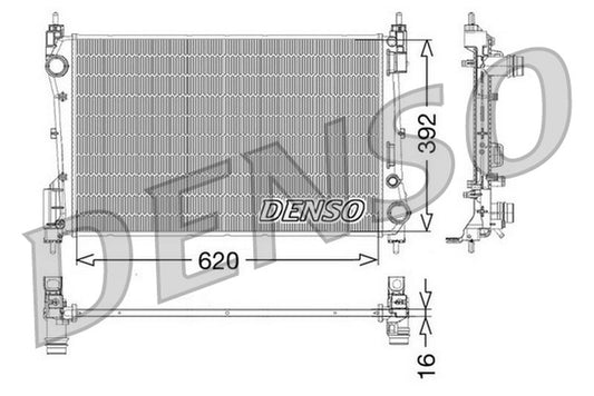 Denso Radiator DRM09114