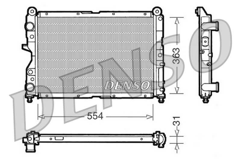 Denso Radiator DRM09132