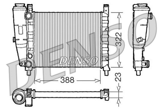 Denso Radiator DRM09142
