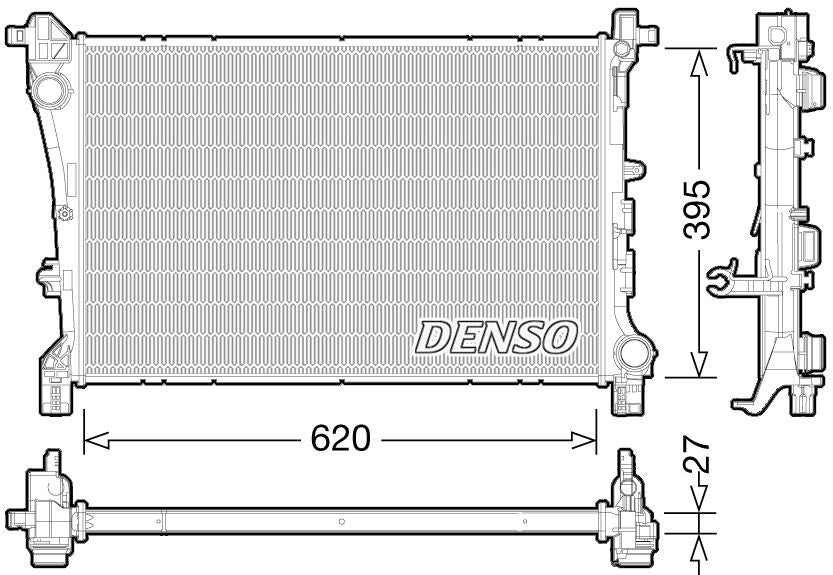 Denso Radiator DRM09167