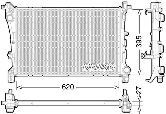 Denso Radiator DRM09167