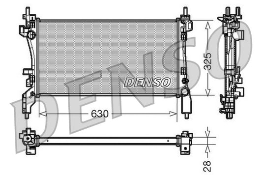 Denso Radiator DRM09173