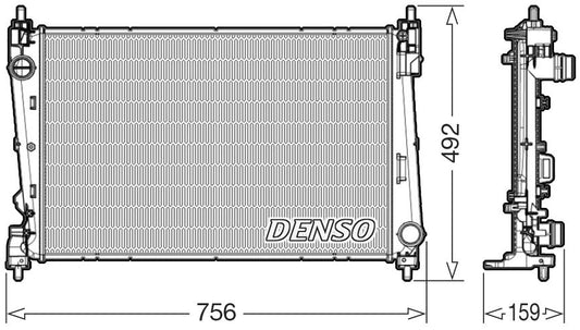 Denso Radiator DRM09178