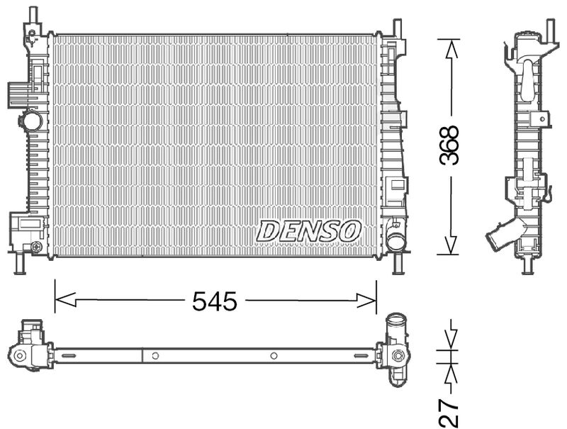 Denso Radiator DRM10009