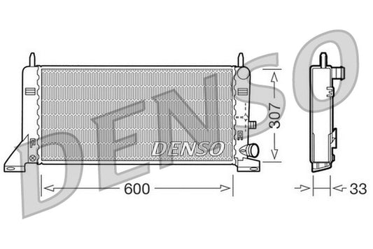 Denso Radiator DRM10023