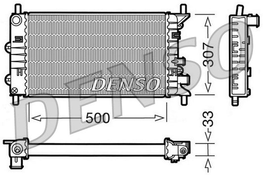 Denso Radiator DRM10024