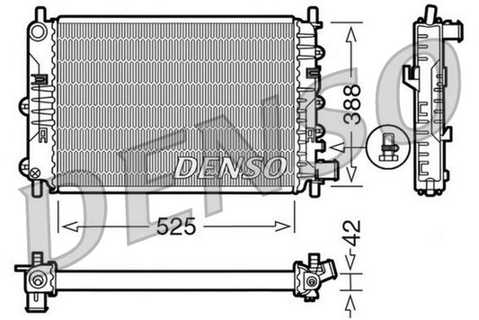 Denso Radiator DRM10026