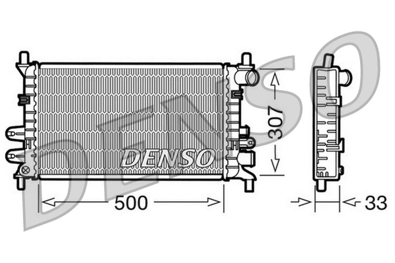 Denso Radiator DRM10027