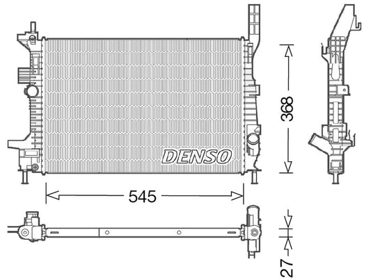 Denso Radiator DRM10028
