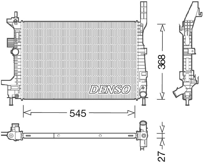 Denso Radiator DRM10029