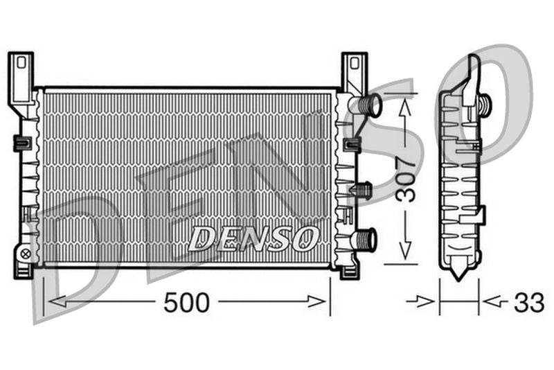 Denso Radiator DRM10035