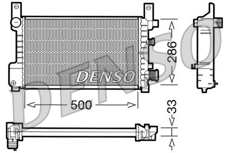 Denso Radiator DRM10037