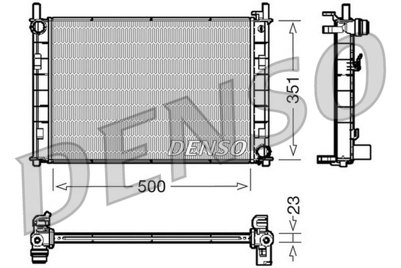 Denso Radiator DRM10045