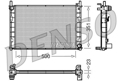 Denso Radiator DRM10045