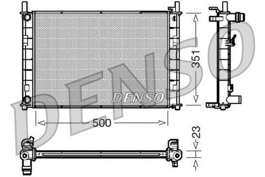 Denso Radiator DRM10046