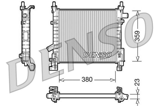 Denso Radiator DRM10063