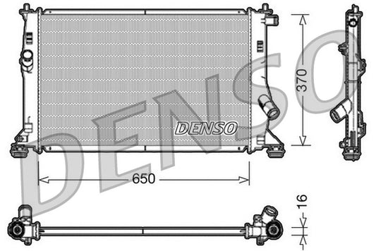 Denso Radiator DRM10076
