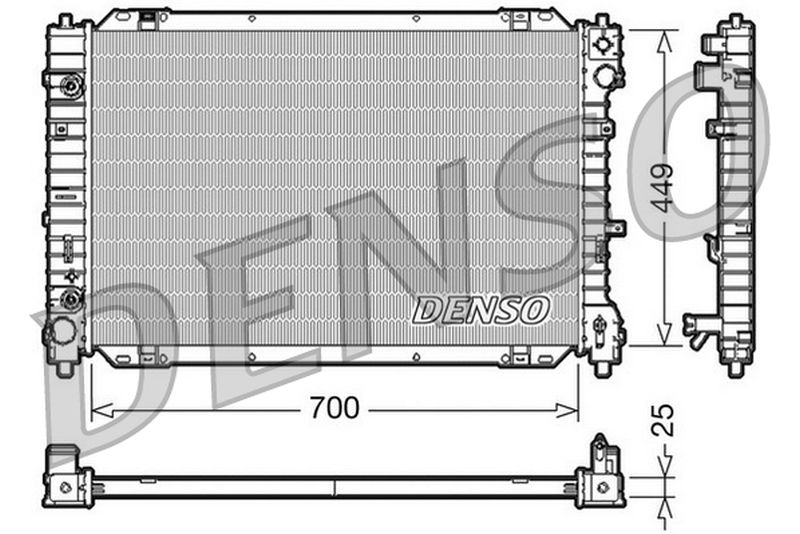 Denso Radiator DRM10089