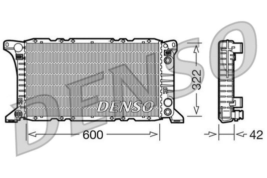 Denso Radiator DRM10092
