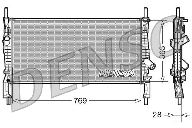 Denso Radiator DRM10106