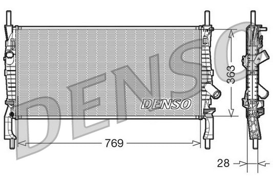 Denso Radiator DRM10106