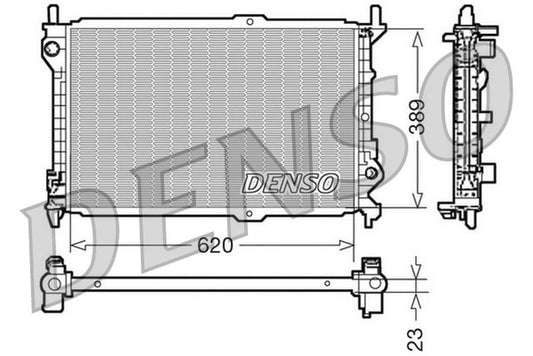 Denso Radiator DRM10107