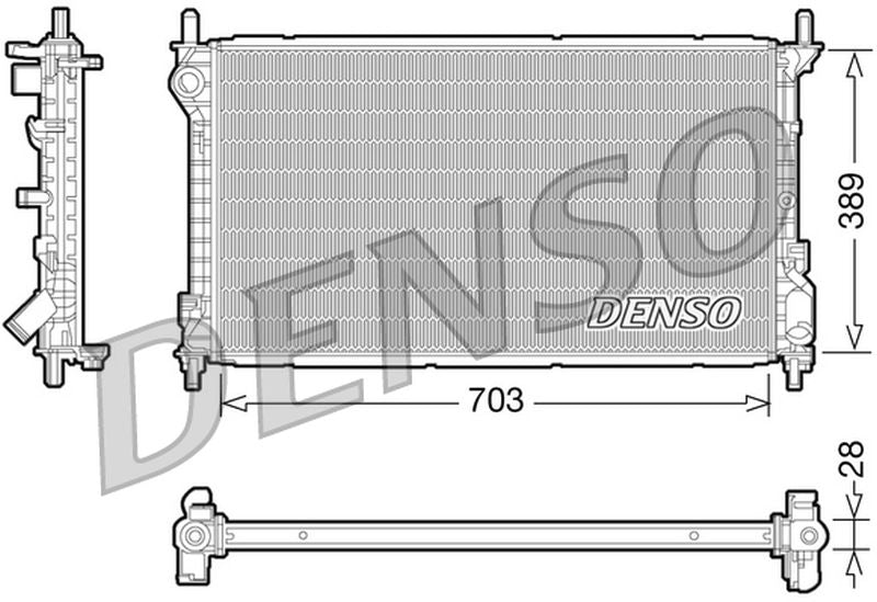 Denso Radiator DRM10109