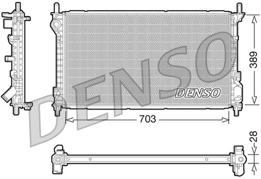 Denso Radiator DRM10109