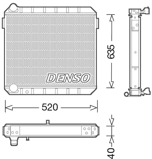 Denso Radiator DRM10110