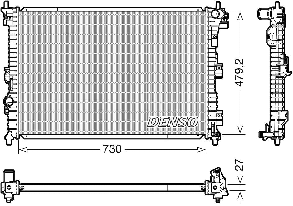 Denso Radiator DRM10112