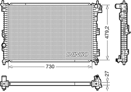 Denso Radiator DRM10112