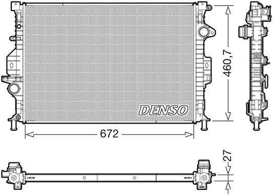 Denso Radiator DRM10115