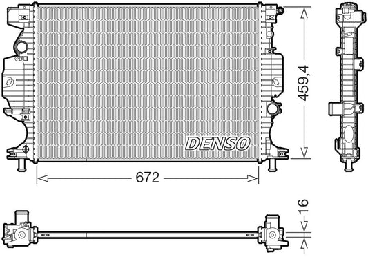 Denso Radiator DRM10121