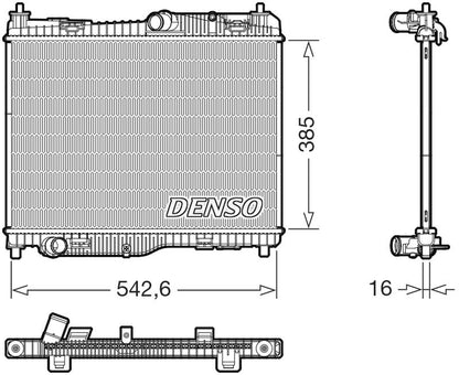 Denso Radiator DRM10123