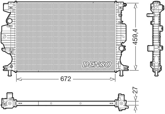 Denso Radiator DRM10125